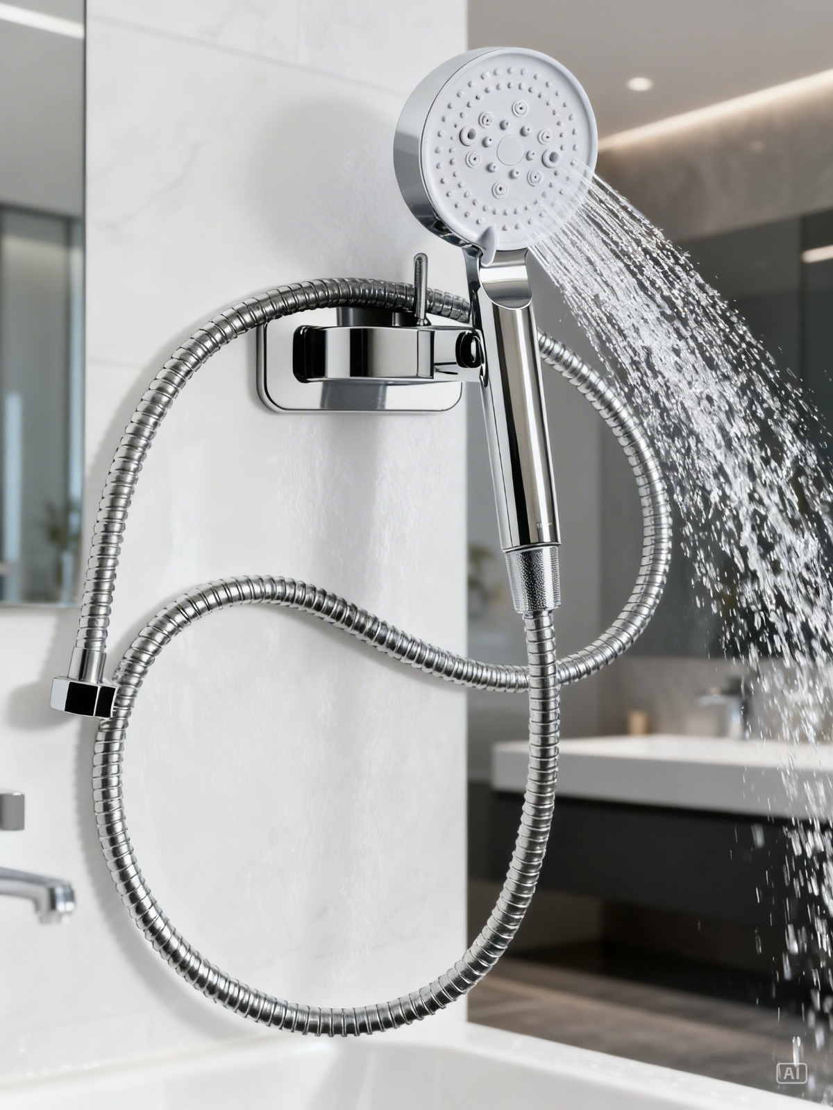 Vista 2 de Ducha Premium con Manguera Flexible